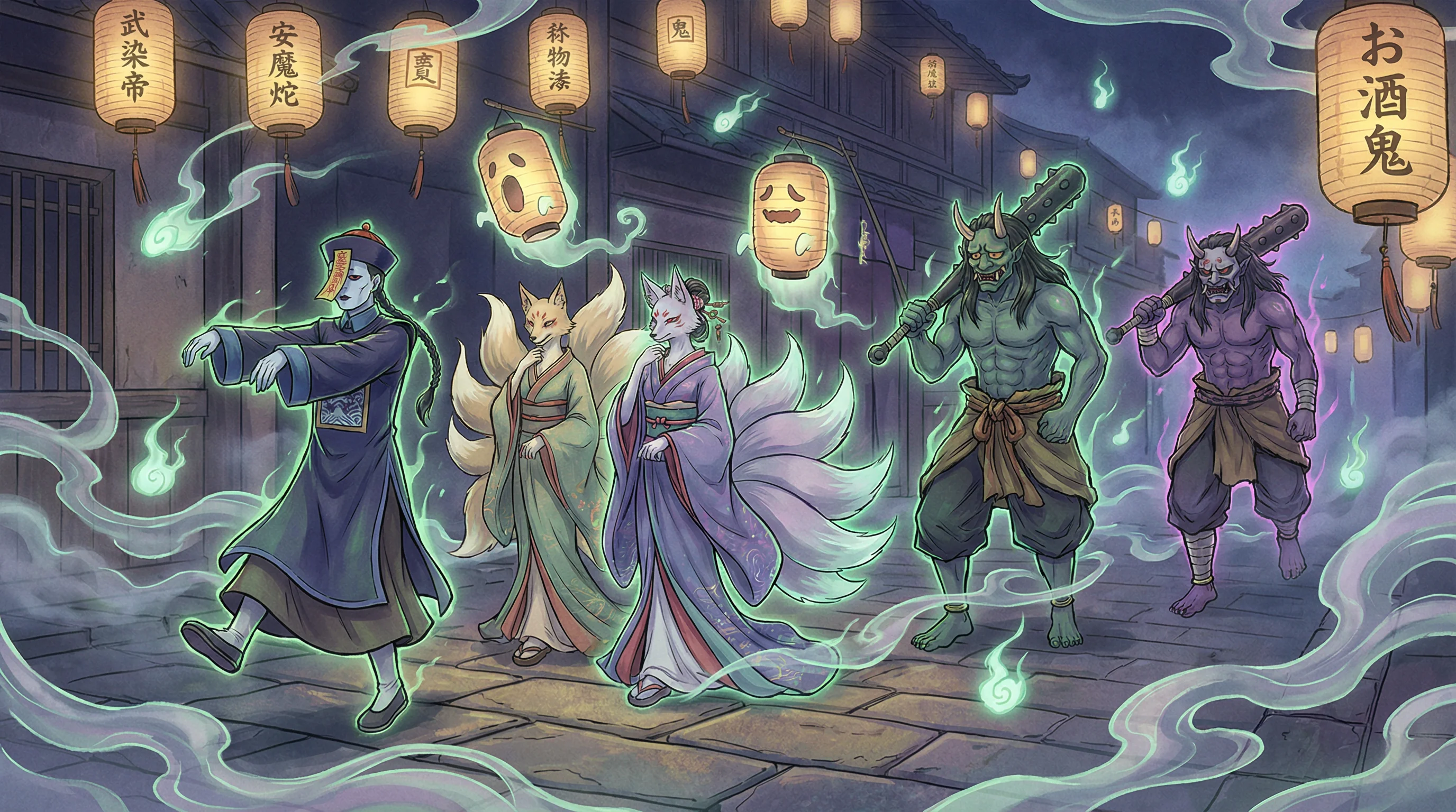 百鬼夜行 - 阴道图片 中日鬼怪动漫